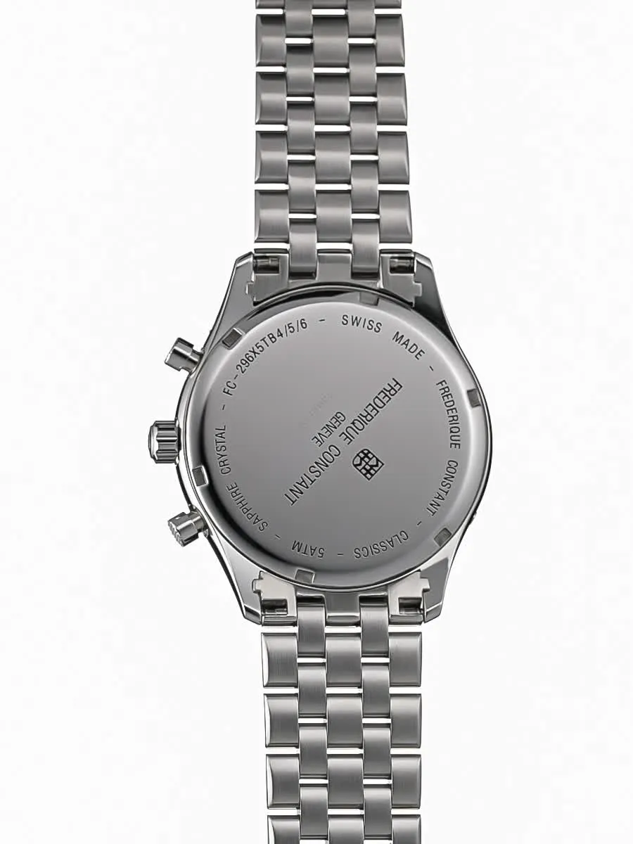 Classics Quartz Chronograph Triple Calendar Watch FC-296SW5B6B